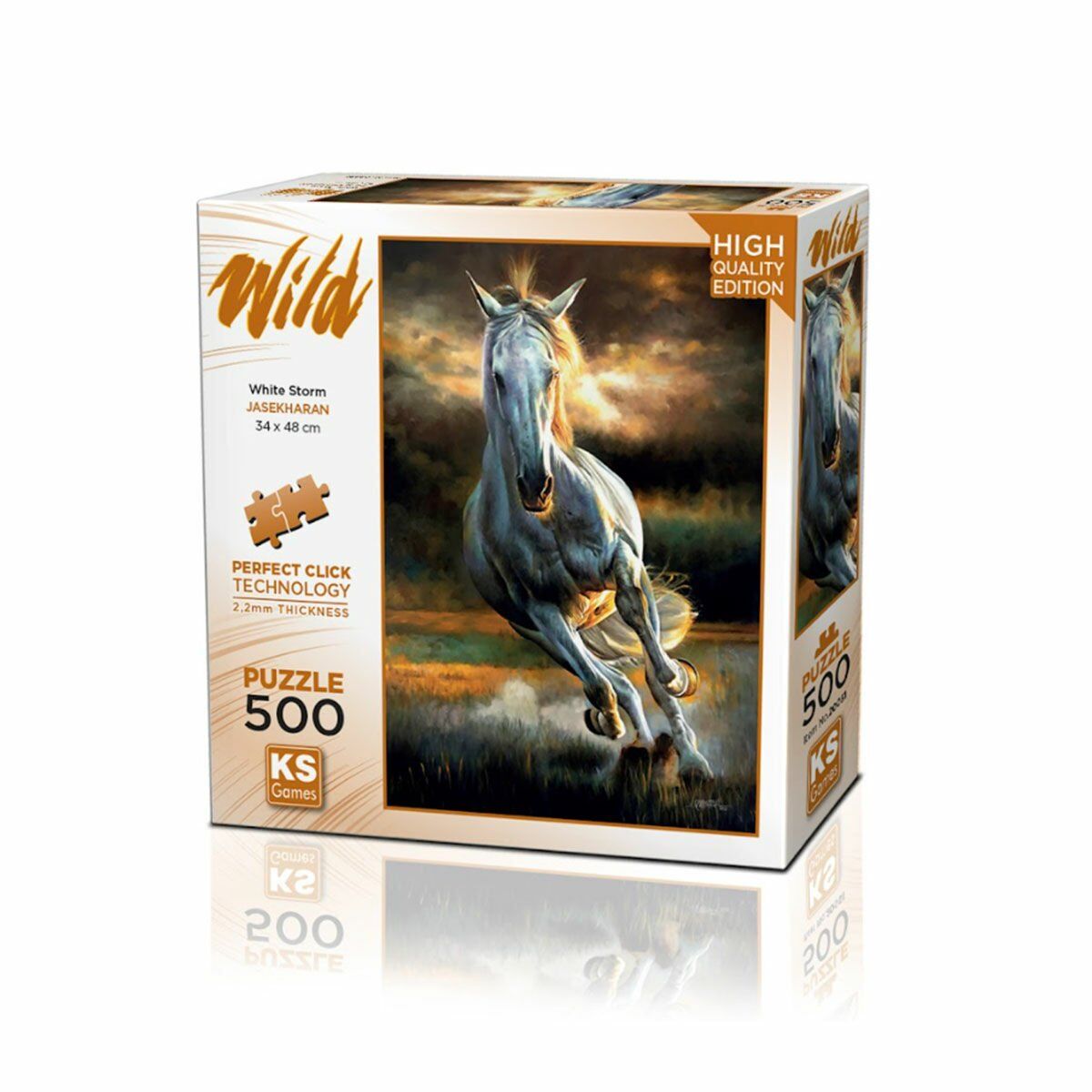 20051 White Storm 500 Parça Puzzle -KS Puzzle