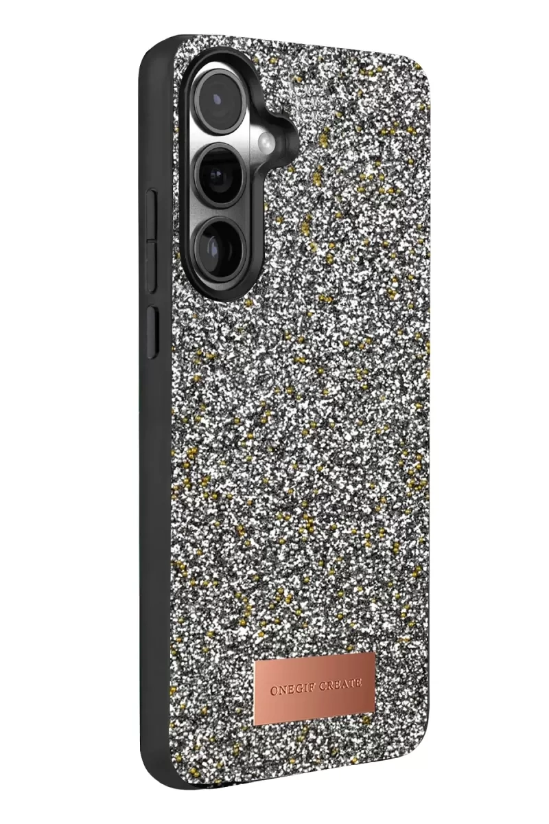 Samsung Galaxy A37 5G Bright Simli Kapak - Gold