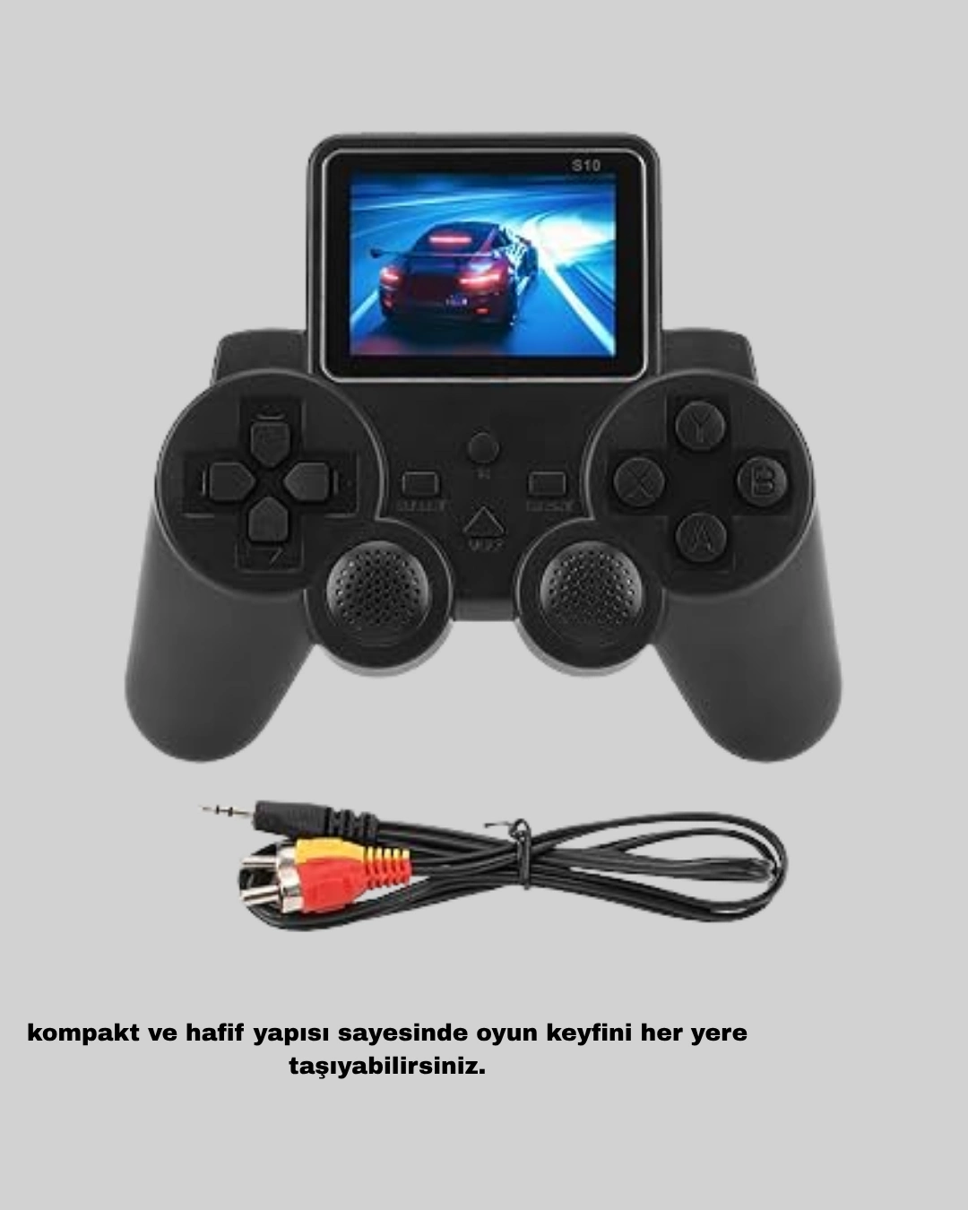 Mini Retro Oyun Konsolu S10 2.8 İnç Ekran Taşınabilir Klasik Atari Yeni Nesil