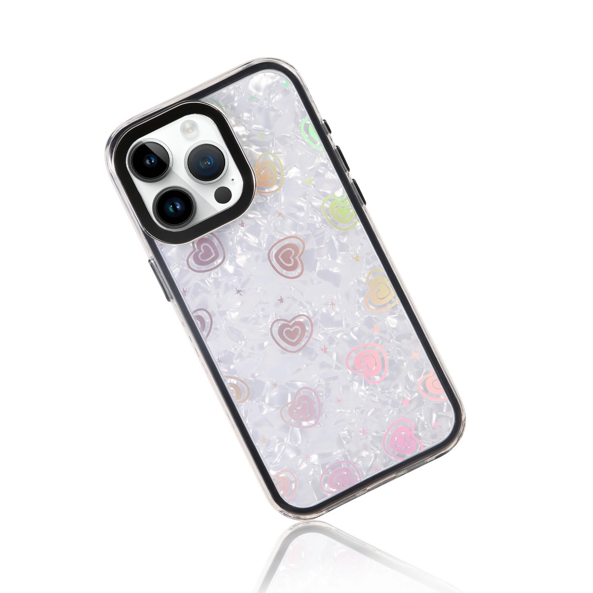 İphone 14 Pro Max Lumi Desenli Kapak - Siyah