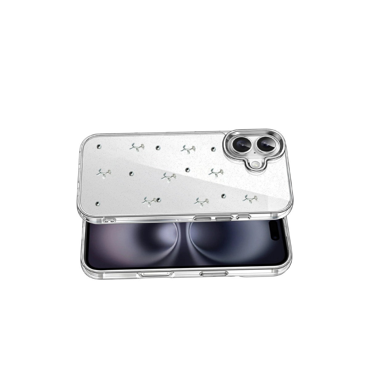 İphone 16 Plus Fiyonk Desenli Kapak - Desen 4