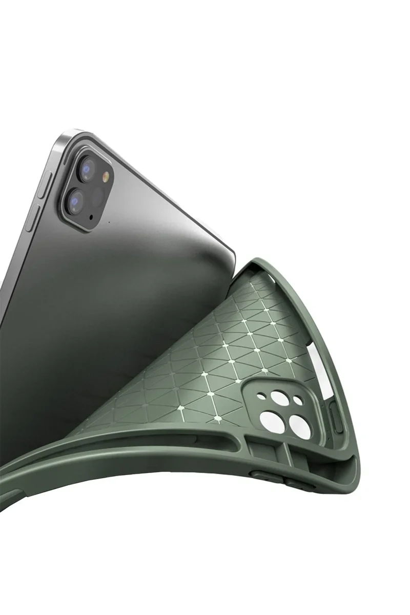 Newface İpad Pro 11 (2020) Kılıf Tablet Focus Silikon - Yeşil