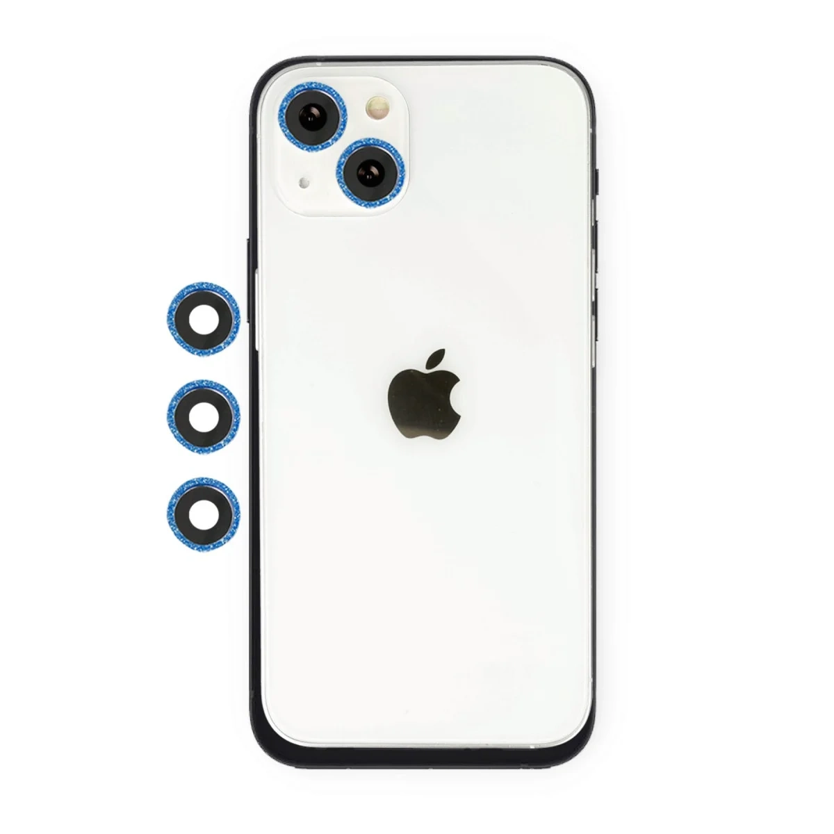 Newface İphone 14 Shine Kamera Lens - Mavi