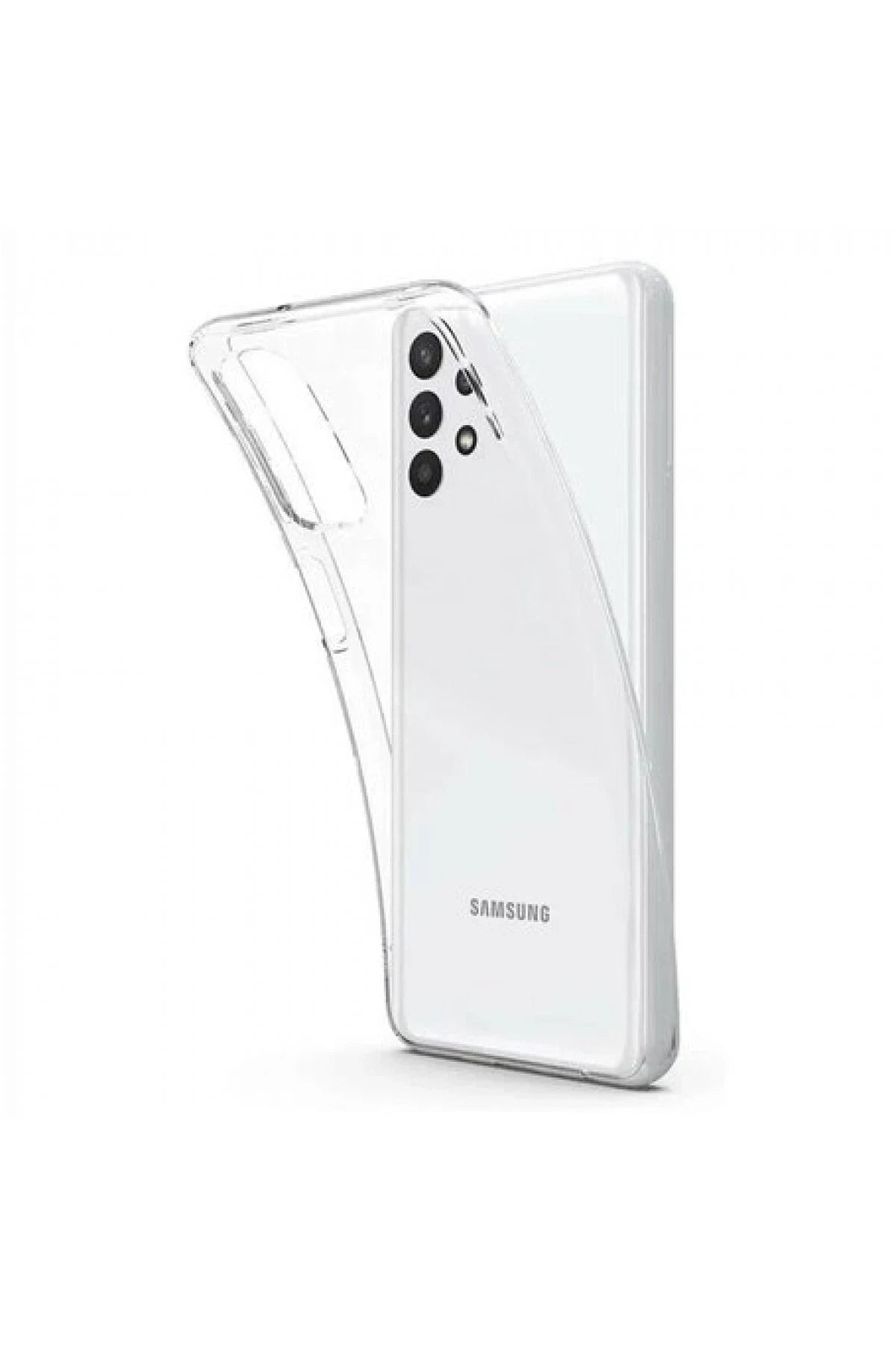 Newface Samsung Galaxy A13 4G Kılıf Lüx Şeffaf Silikon