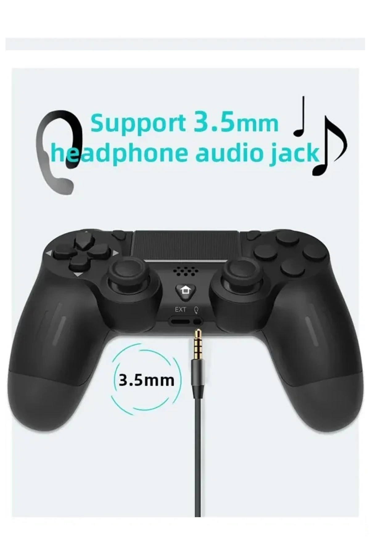 Ps4 Kol Wireless Bt Kablosuz Oyun Kolu Ps4 Joystick Tablet Telefon Pc Uyumlu Titreşimli Oyun Kolu