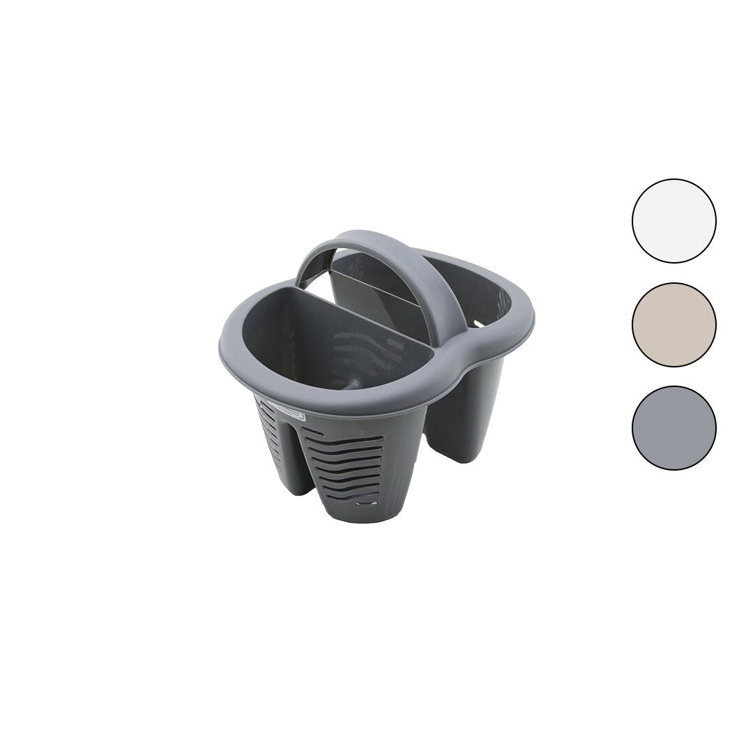 QLUX L-00515 HEYBE KAŞIKLIK TEZGAH ÜSTÜ 4 BÖLMELİ - PLASTİK (5643)