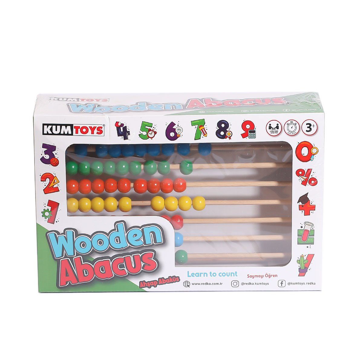 KM5632 Ahşap Abaküs -Kumt