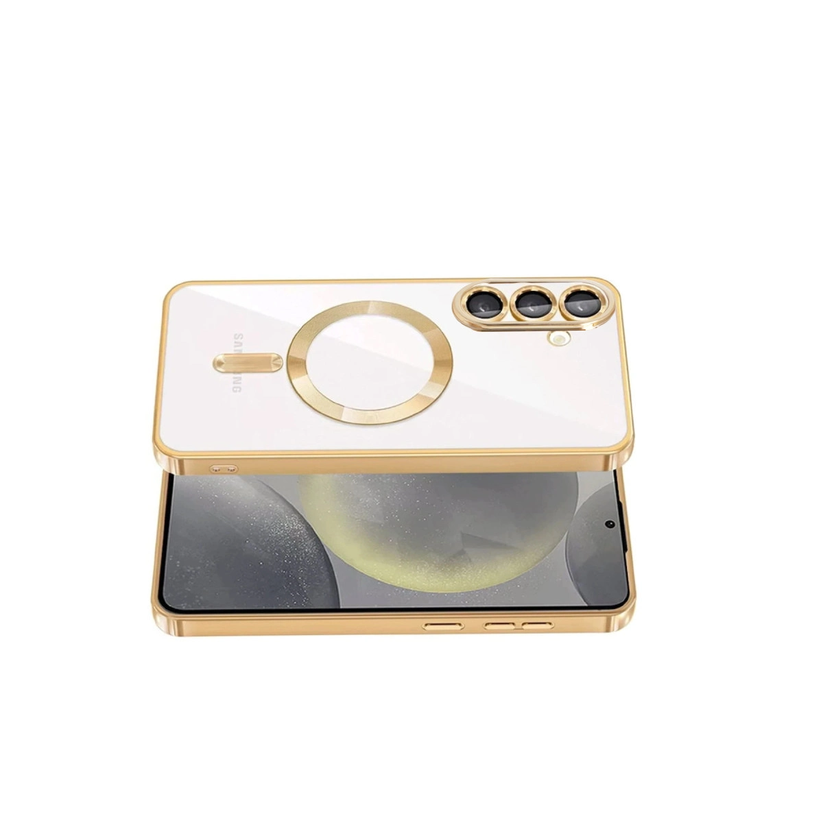 Samsung Galaxy A37 5g Kross Magneticsafe Kapak - Gold
