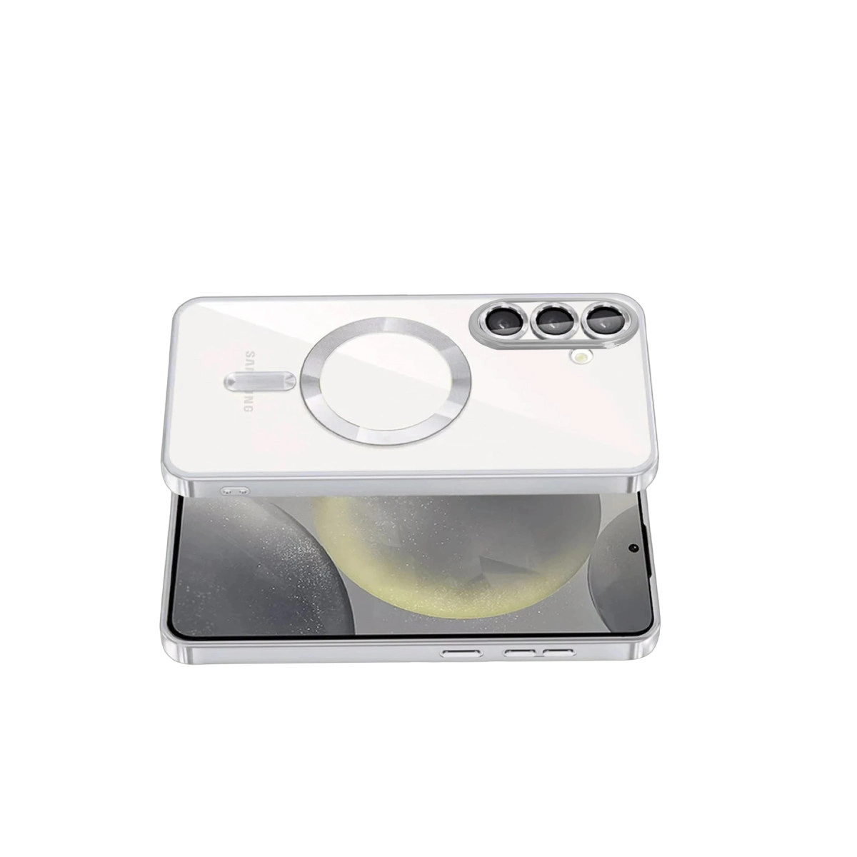 Samsung Galaxy A37 5g Kross Magneticsafe Kapak - Gümüş