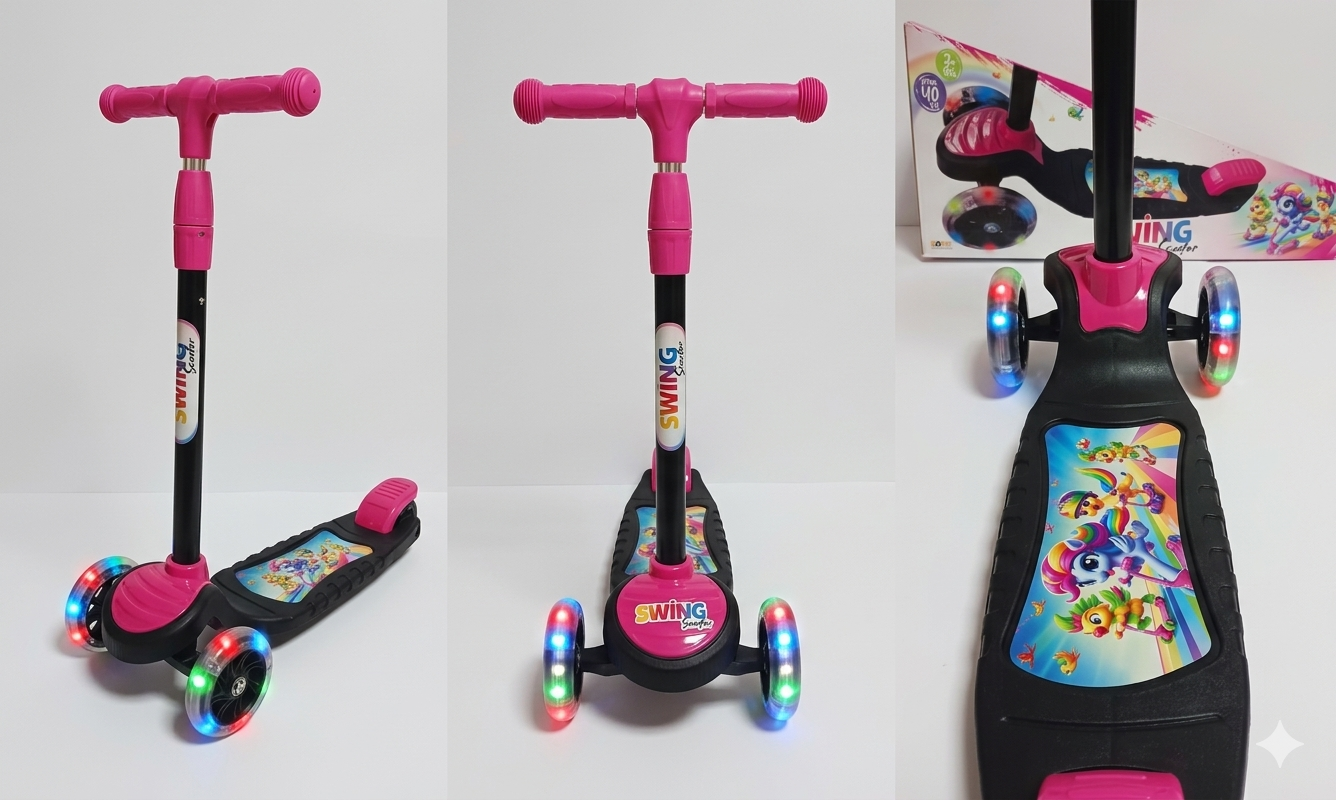 Scooter Swing Pembe