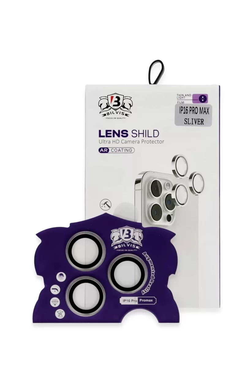 Newface İphone 16 Pro Max Bilvis Titan Kamera Lens - Titan Gri