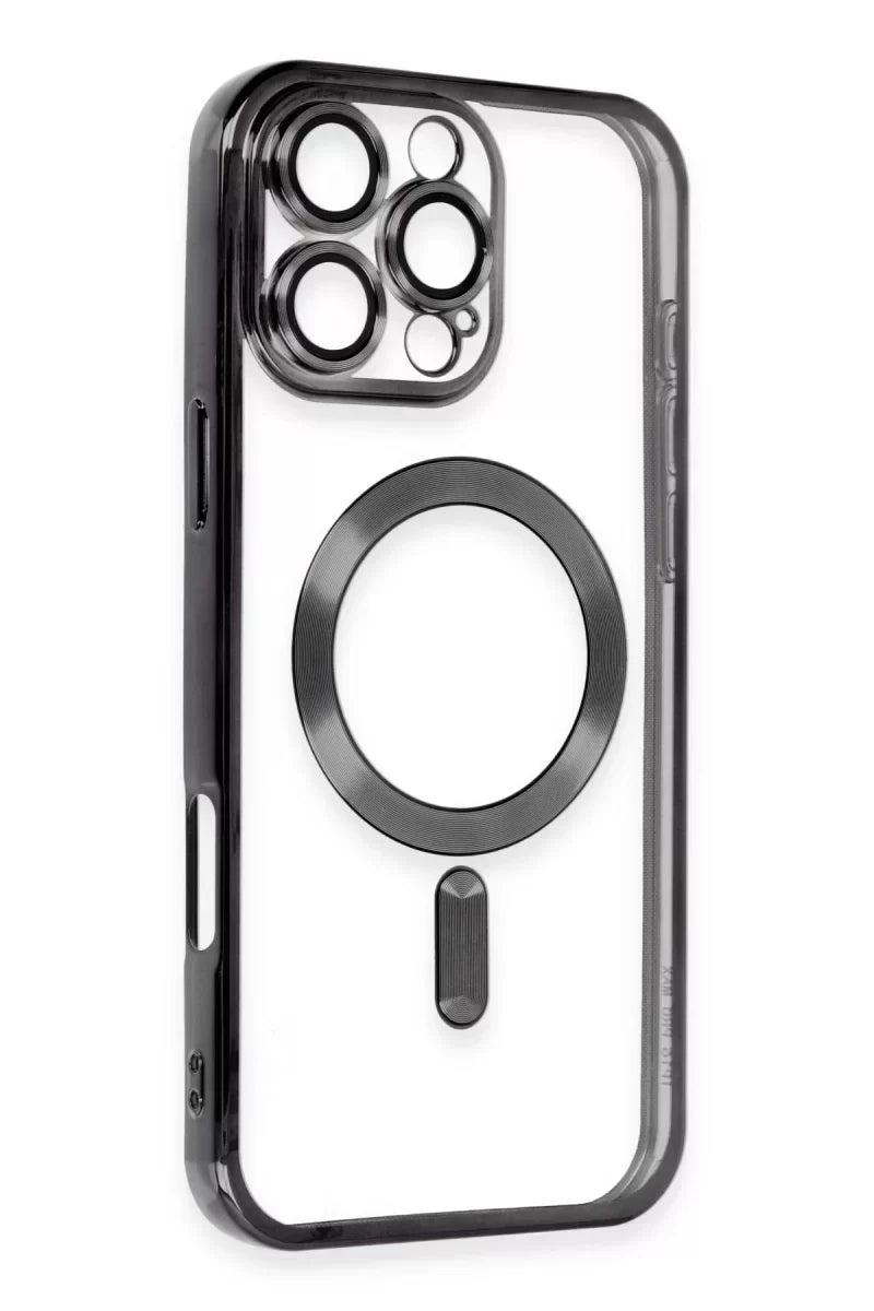 Newface İphone 16 Pro Max Kılıf Kross Magneticsafe Kapak - Siyah