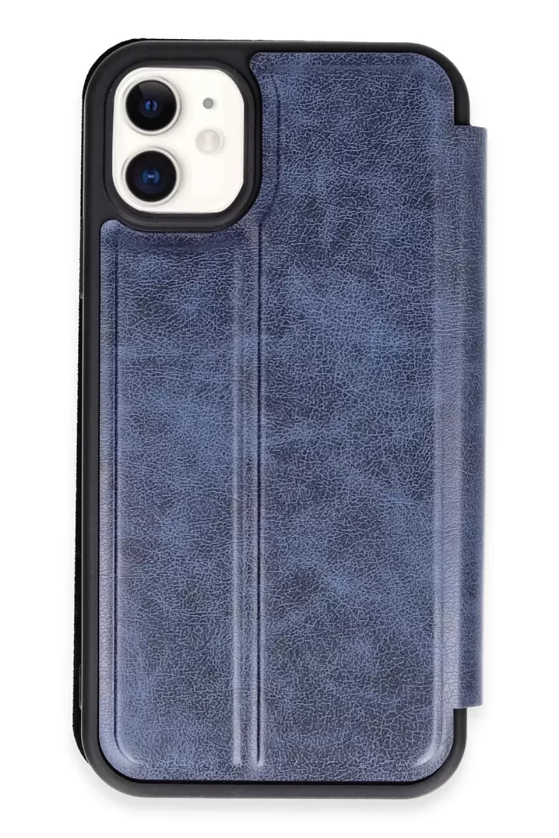 Newface Apple İphone 11 Kılıf Flip Cover - Lacivert