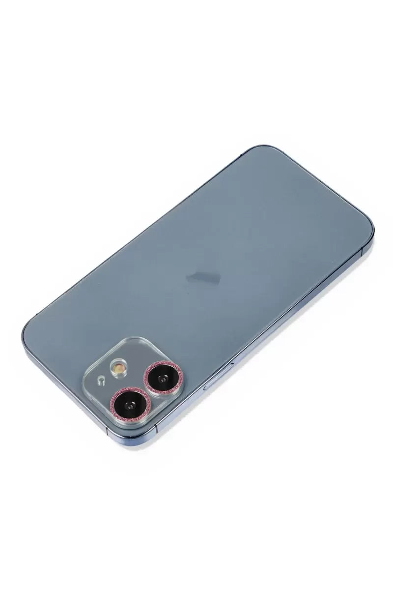 Newface Apple İphone 12 Mini Shine Kamera Lens Koruma Cam - Pembe