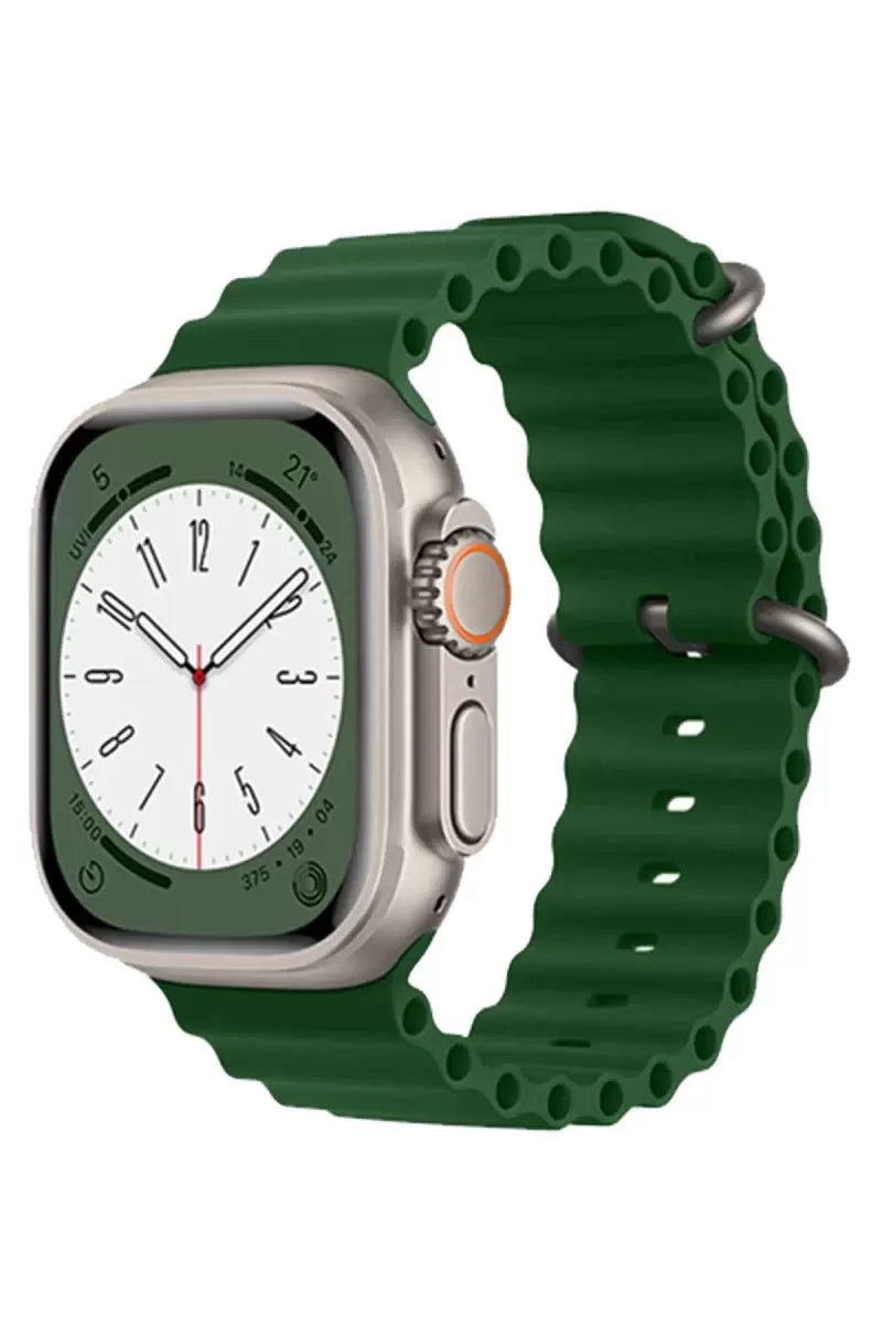 Newface Apple Watch 38mm Ocean Kordon - Koyu Yeşil
