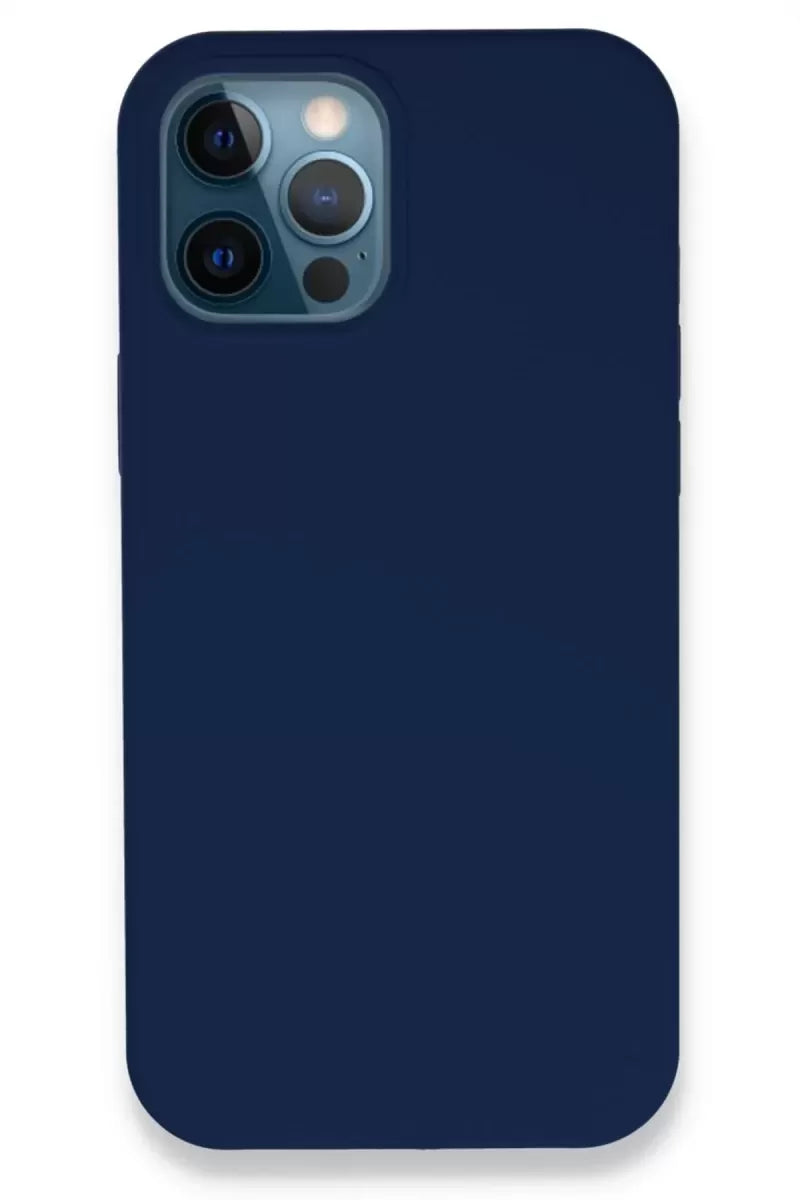 Newface Apple İphone 12 Pro Kılıf Lansman Legant Silikon - Lacivert