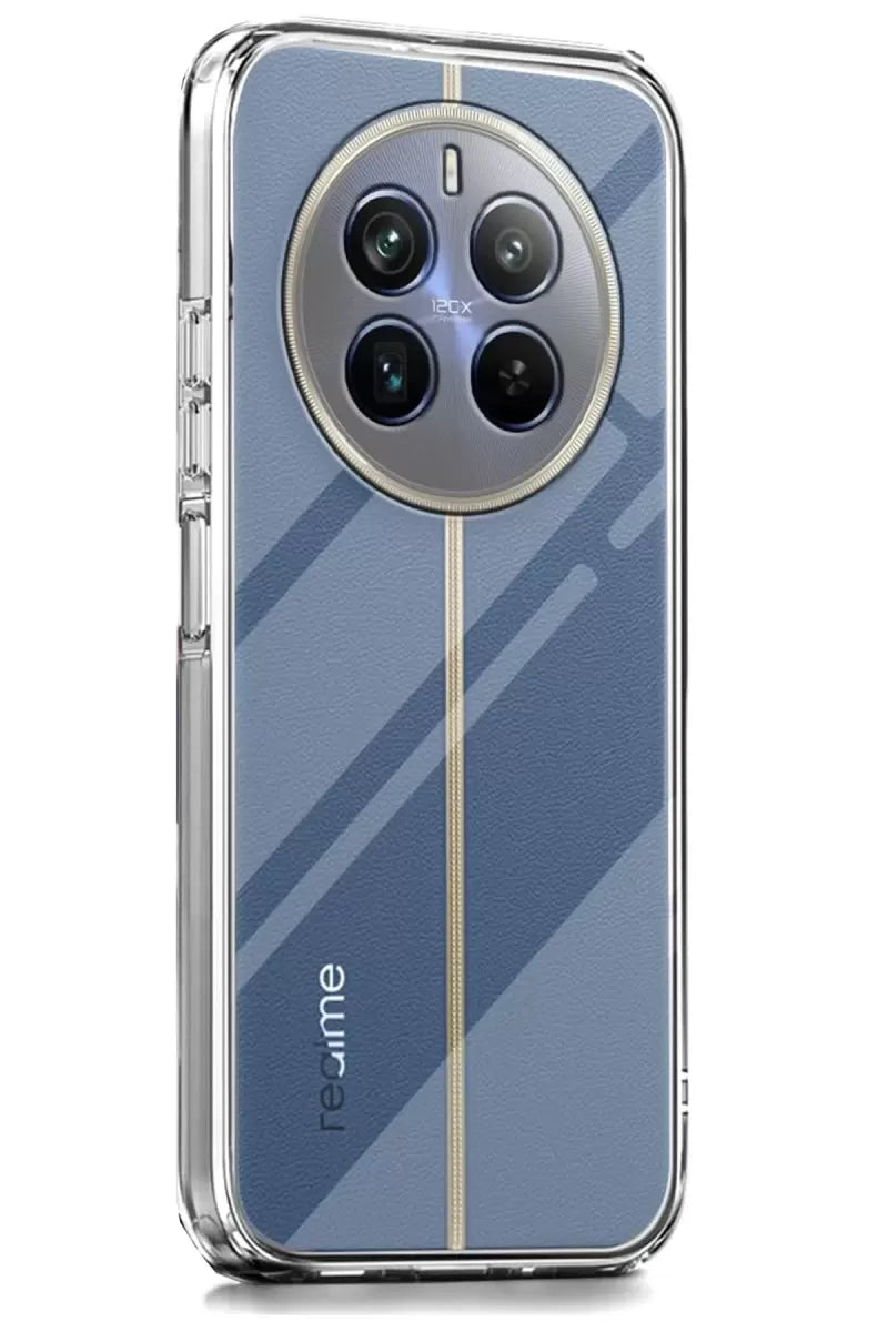 Newface Realme 12 Pro Plus Kılıf Lüx Şeffaf Silikon