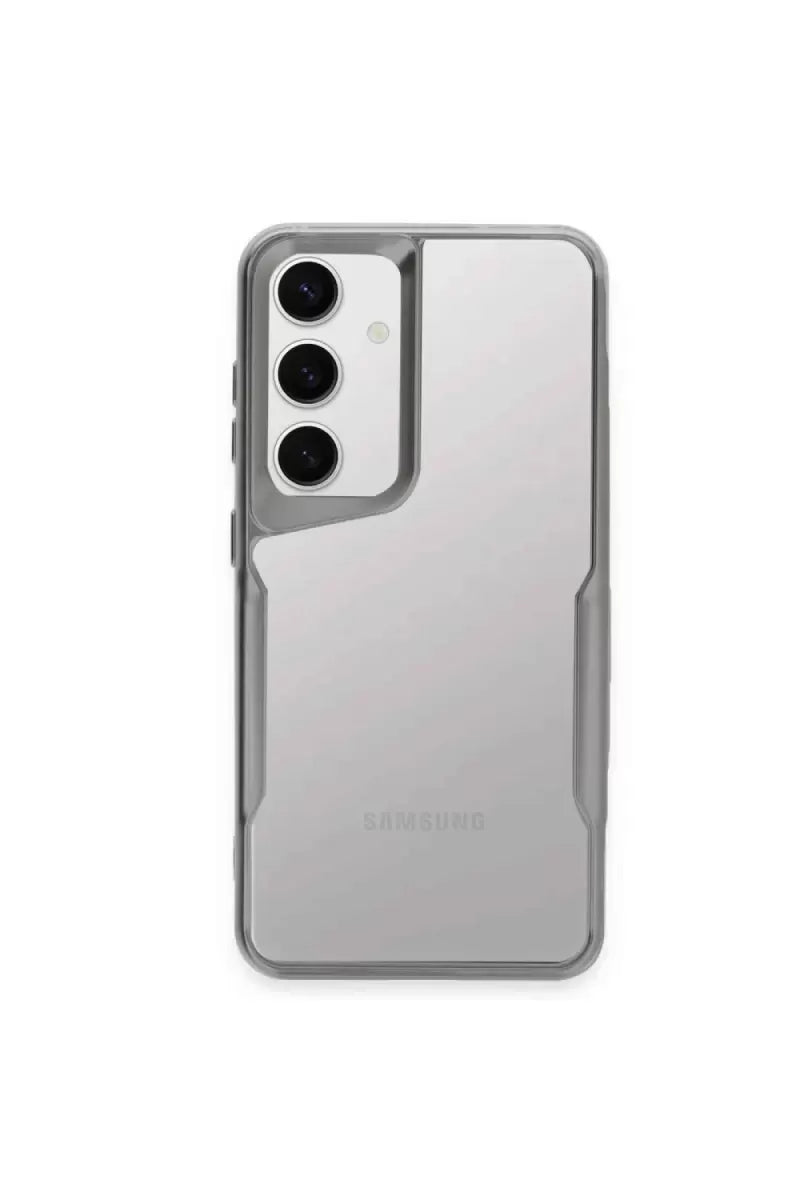Newface Samsung Galaxy A14 4g Kılıf Boyi Silikon Kapak - Gümüş