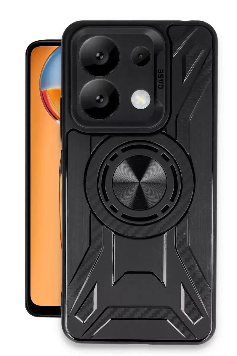 Newface Xiaomi Redmi Note 13 Pro 4g Kılıf Lincoln Silikon - Siyah