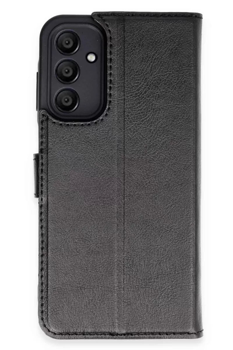 Newface Samsung Galaxy M15 Kılıf Trend S Plus Kapaklı Kılıf - Siyah
