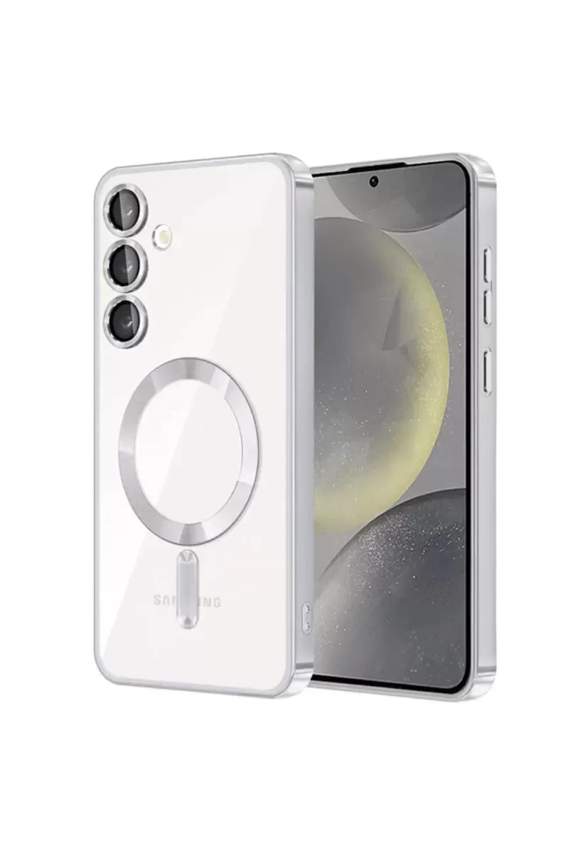 Newface Samsung Galaxy S23 Kılıf Kross Magneticsafe Kapak - Titan Gri