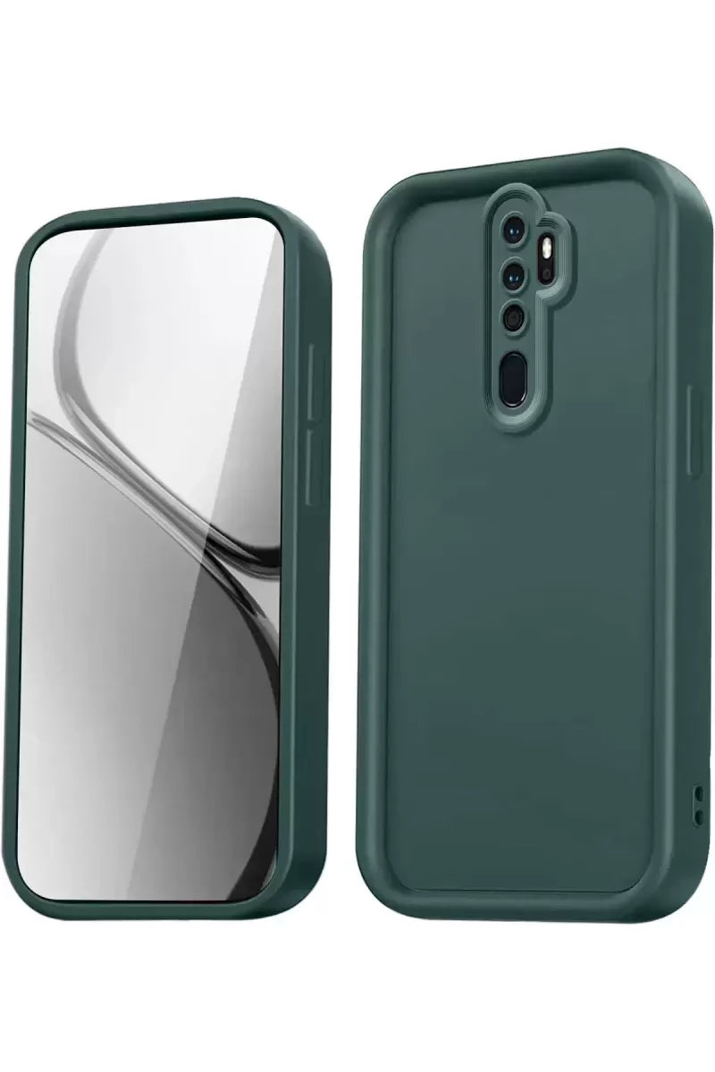 Newface Xiaomi Redmi Note 8 Pro Kılıf Viera Silikon - Koyu Yeşil