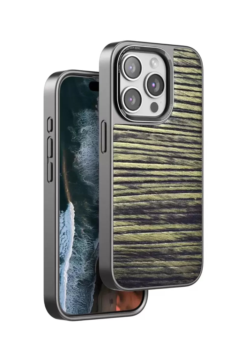 Venco Apple İphone 14 Pro Max Wave Kapak - Koyu Kahve