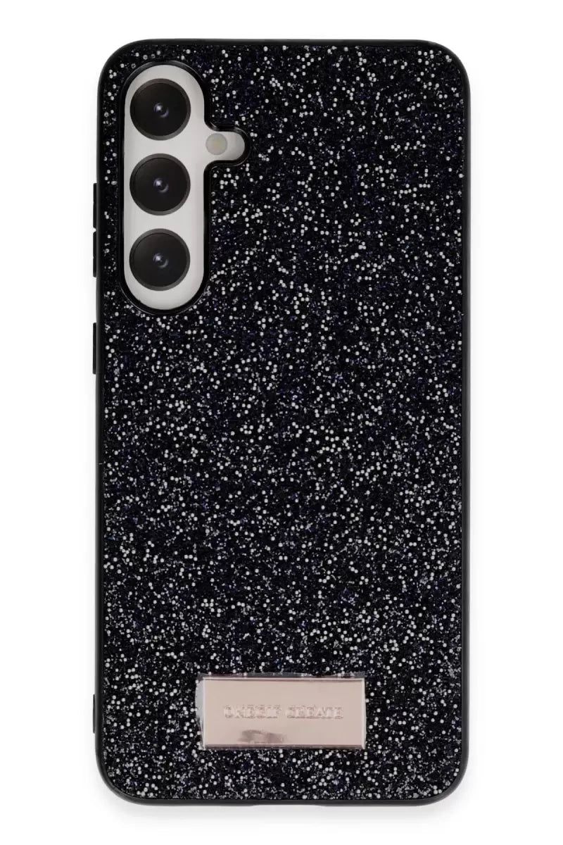 Onegif Samsung Galaxy A25 5g Bright Simli Kapak - Siyah