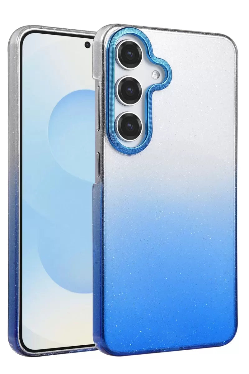 Newface Samsung Galaxy A55 5g Glossy Kapak - Mavi