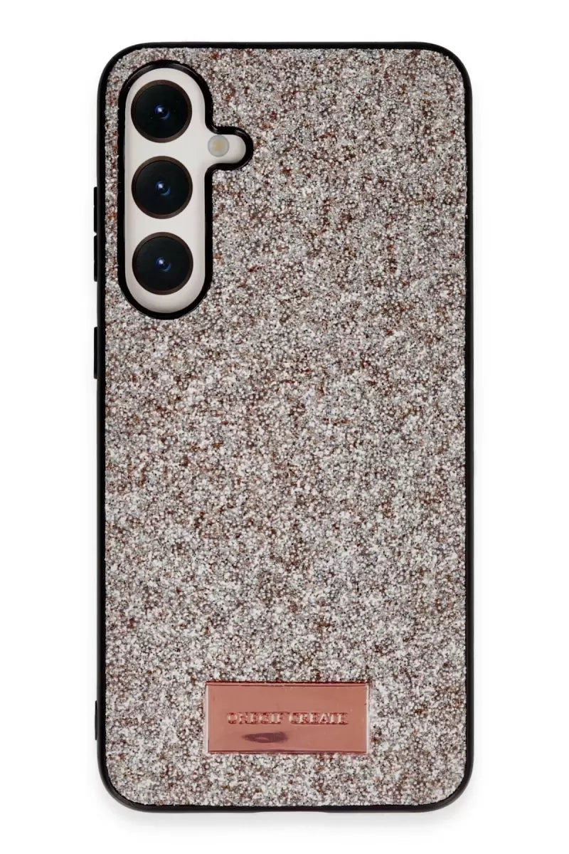Onegif Samsung Galaxy A25 5g Bright Simli Kapak - Gold