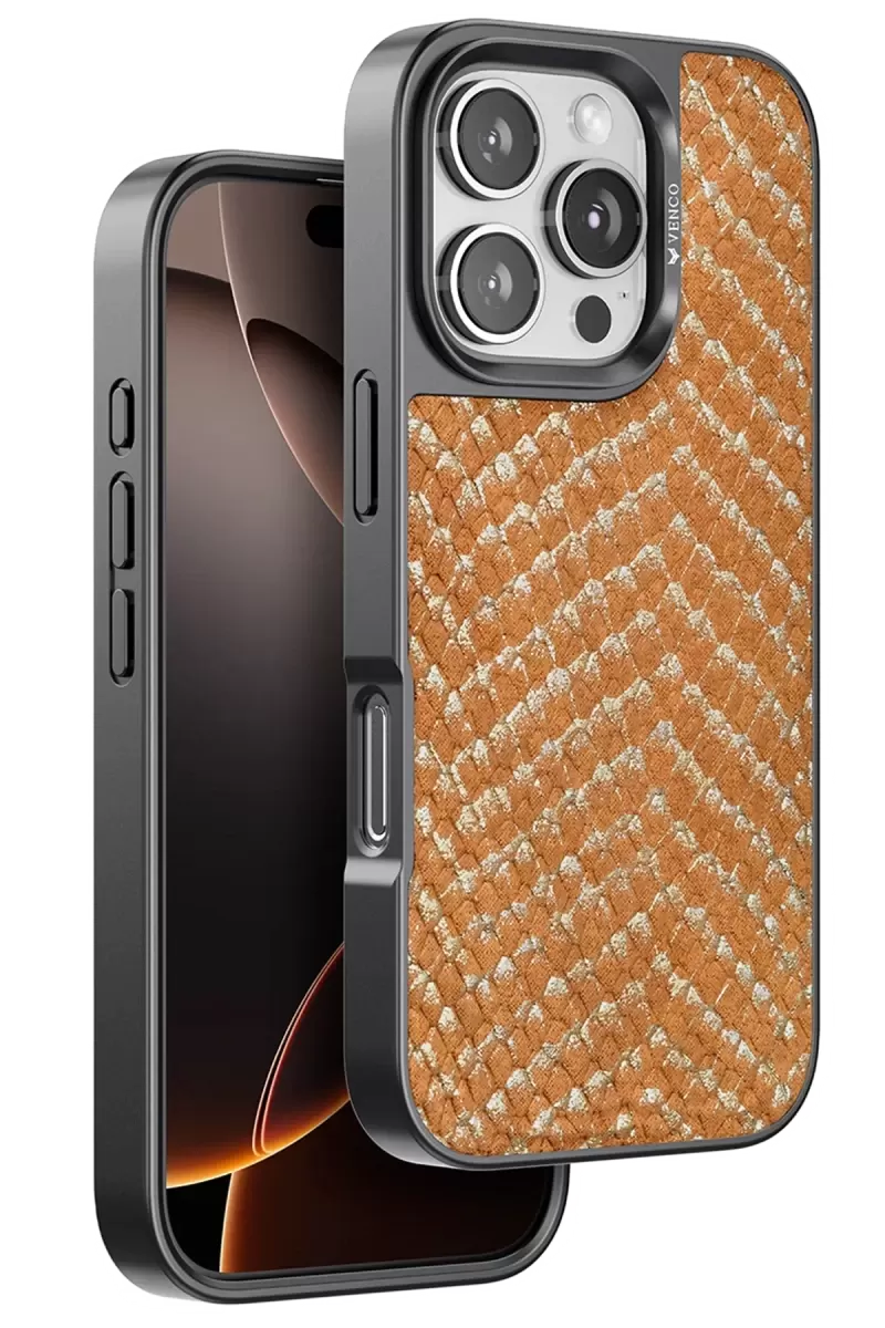 Venco Apple İphone 16 Pro Viper Kapak - Kahverengi
