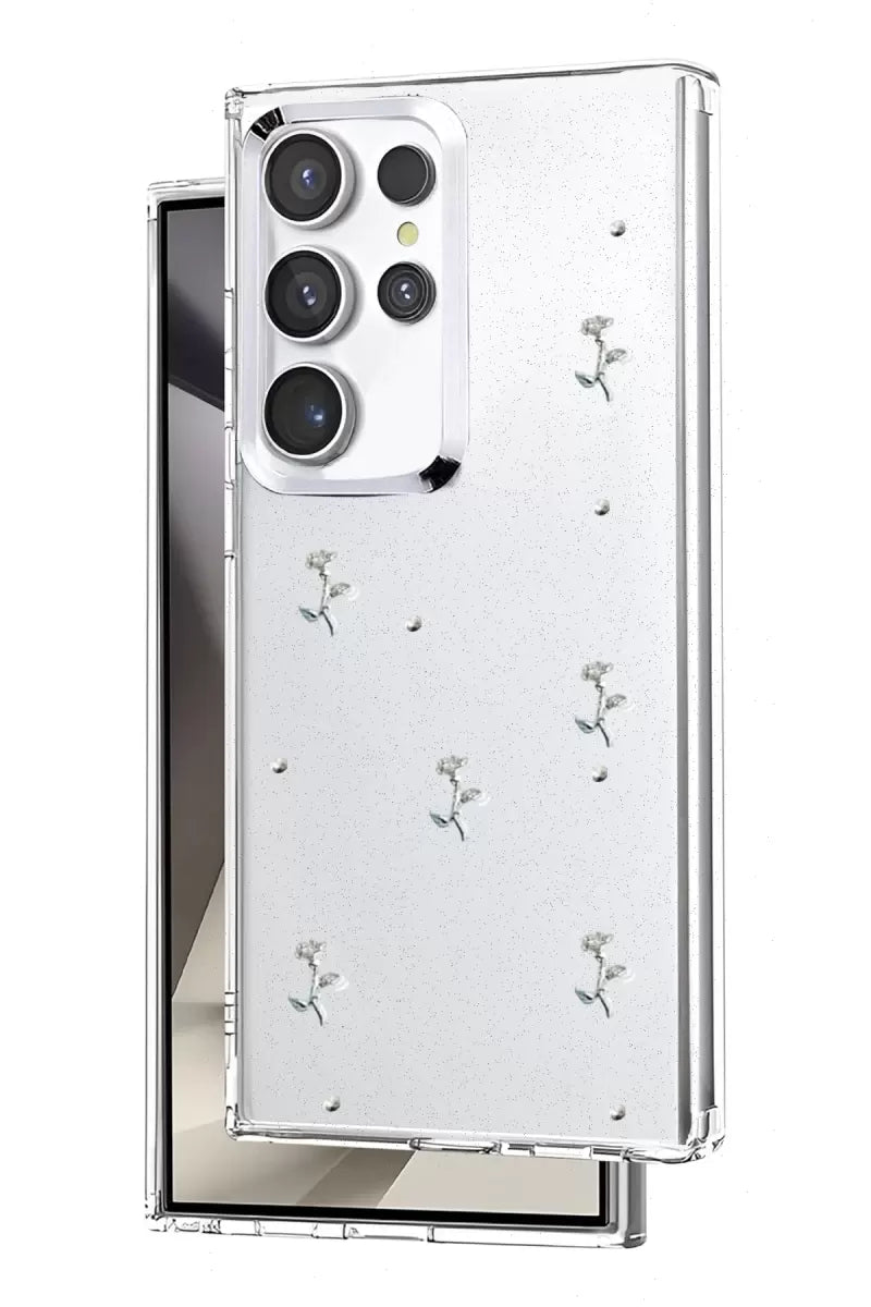 Newface Samsung Galaxy S24 Ultra Fiyonk Desenli Kapak - Desen 4
