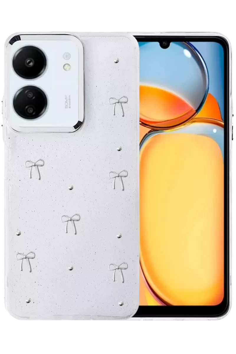 Newface Xiaomi Redmi 13c Fiyonk Desenli Kapak - Desen 5