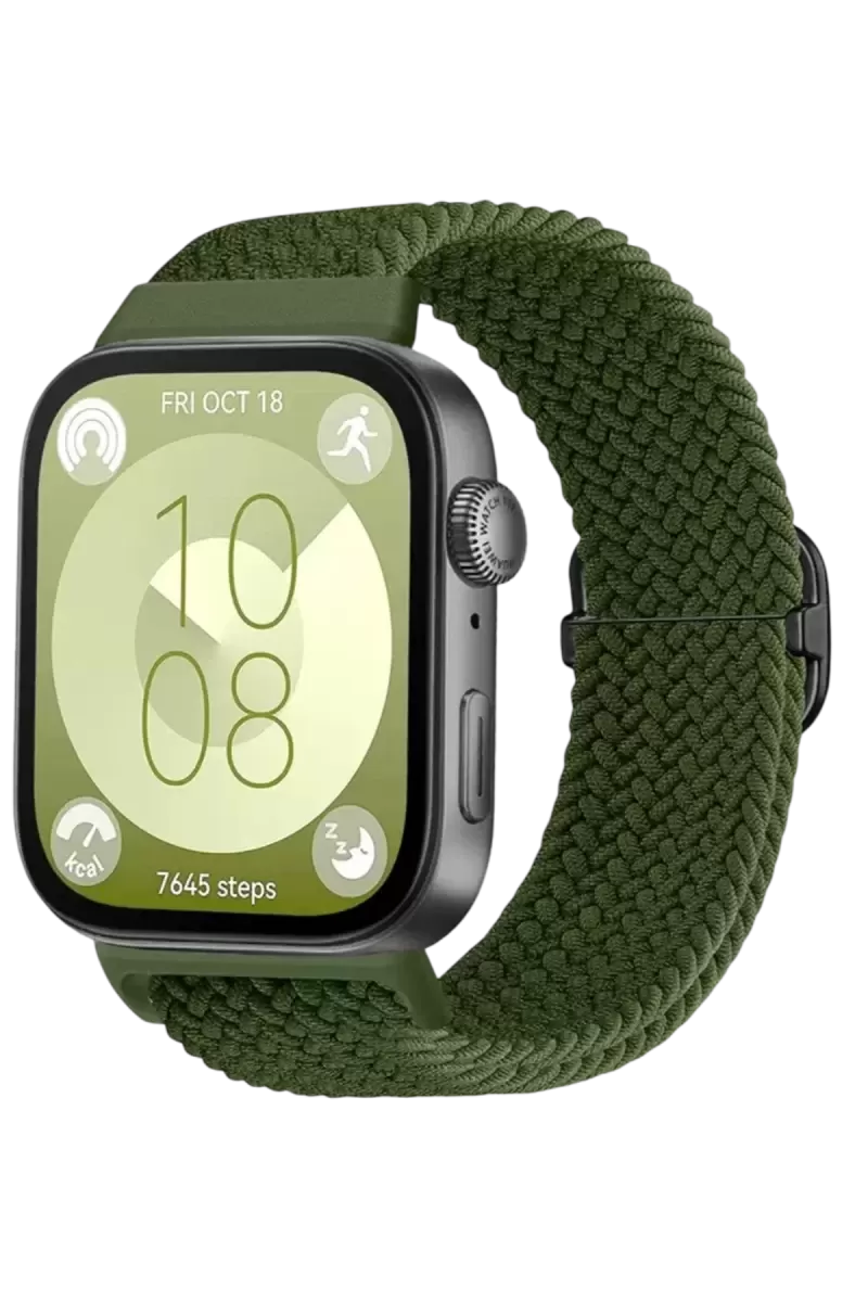 Newface Huawei Fit 4 Star Kordon - Koyu Yeşil