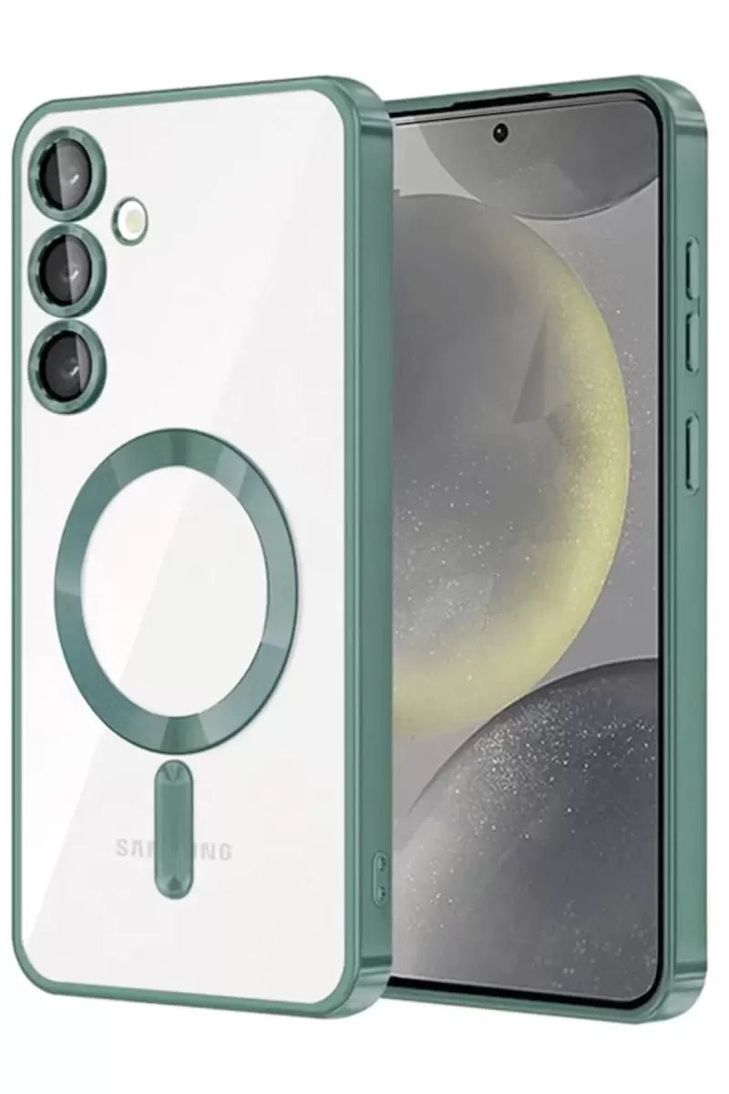 Newface Samsung Galaxy A55 5g Kross Magneticsafe Kapak - Koyu Yeşil