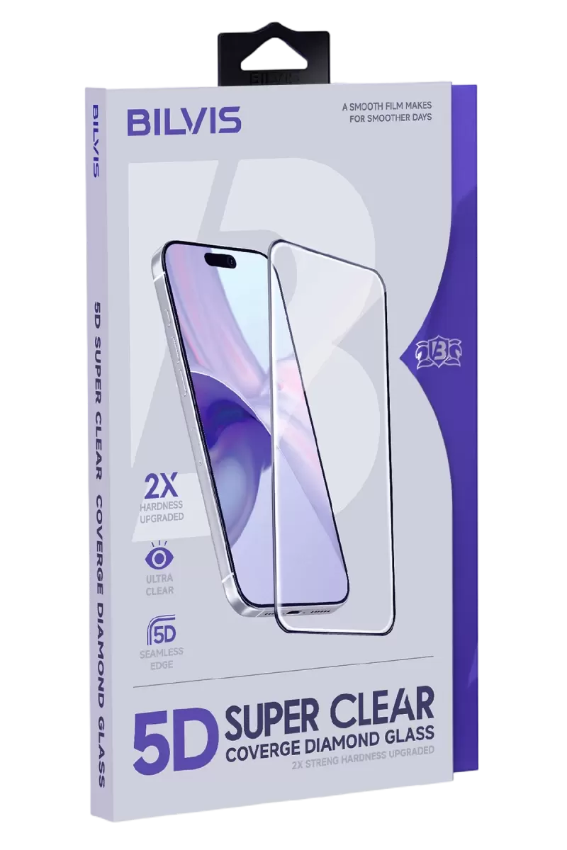 Newface Apple İphone 17 Bilvis 5d Super Clear Diamond Cam Ekran Koruyucu