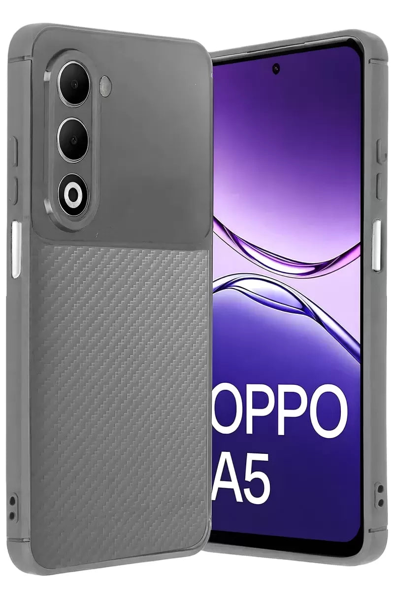 Newface Oppo A5 4g Auto Focus Karbon Kapak - Gri