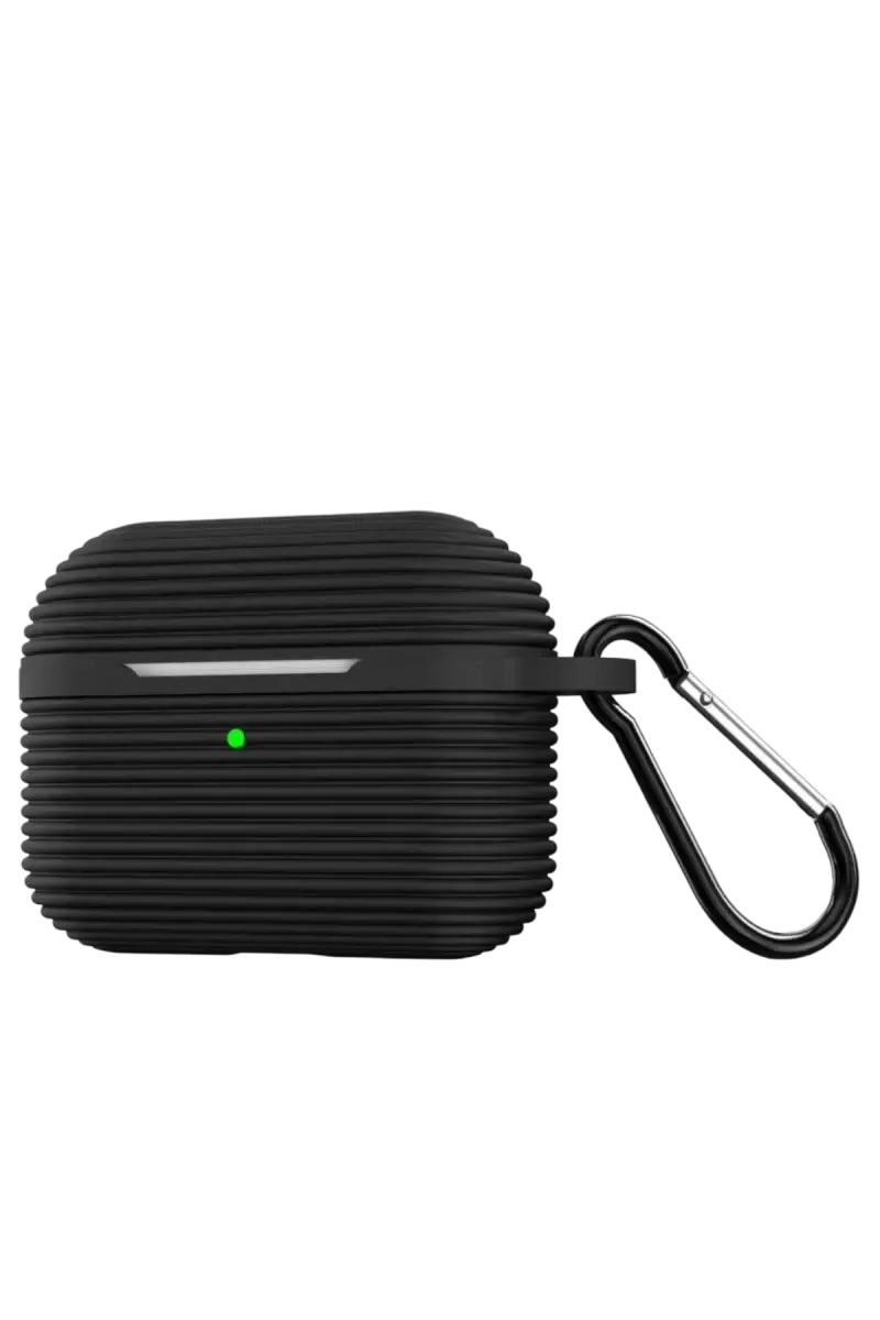 Newface Apple Airpods Pro 3 (3.nesil) Raven Silikon Kılıf - Siyah