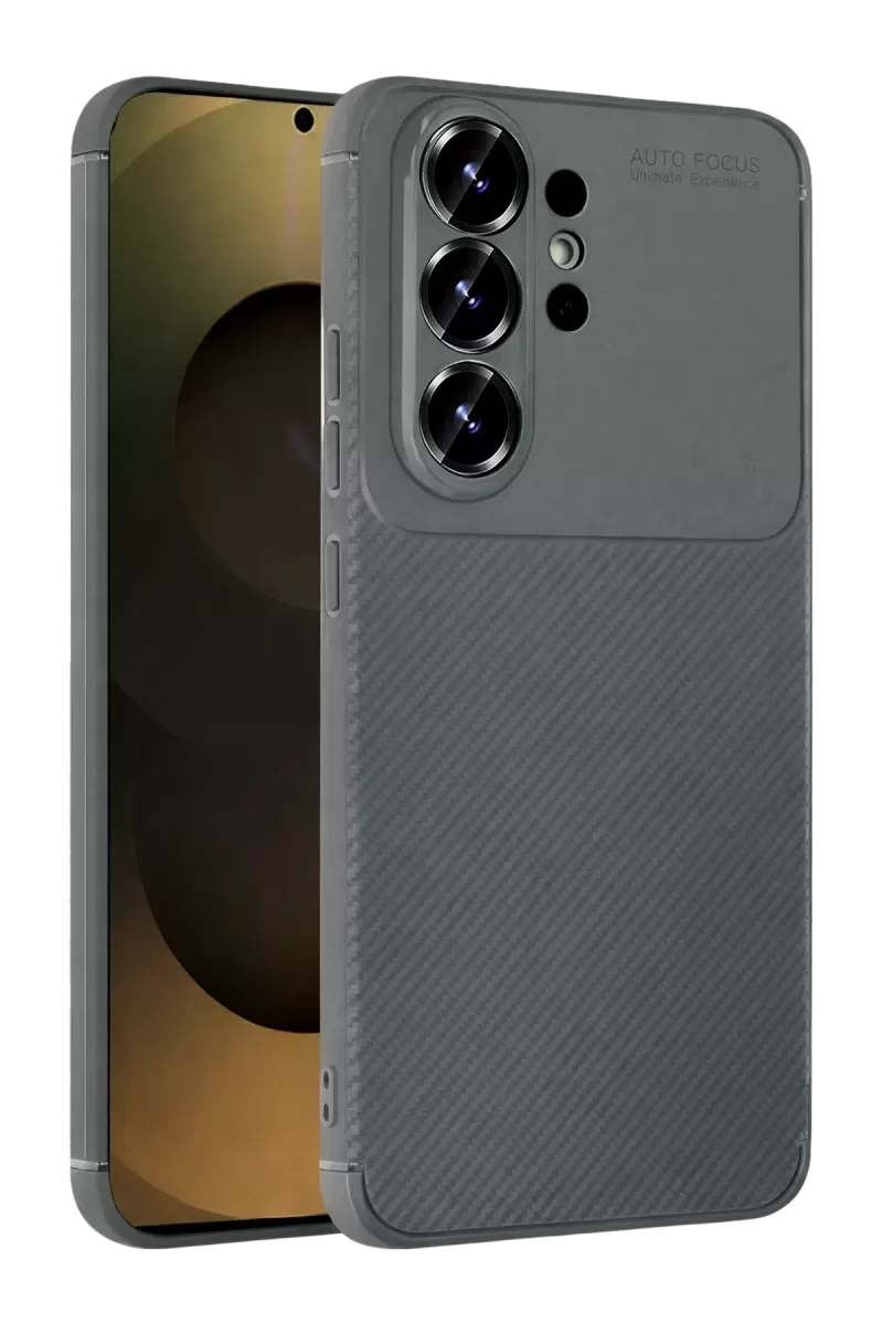 Newface Samsung Galaxy S26 Ultra Auto Focus Karbon Kapak - Gri
