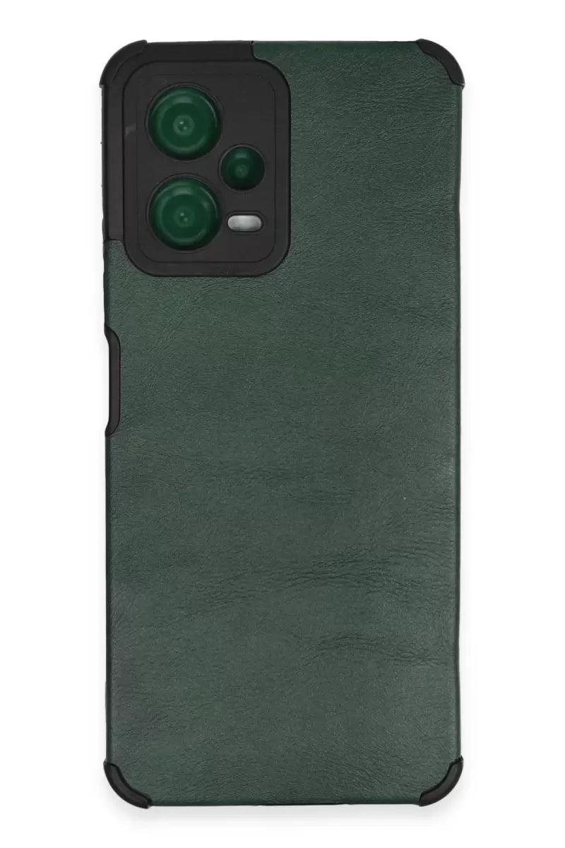 Newface Xiaomi Redmi Note 12 5g Kılıf Loop Deri Silikon - Yeşil