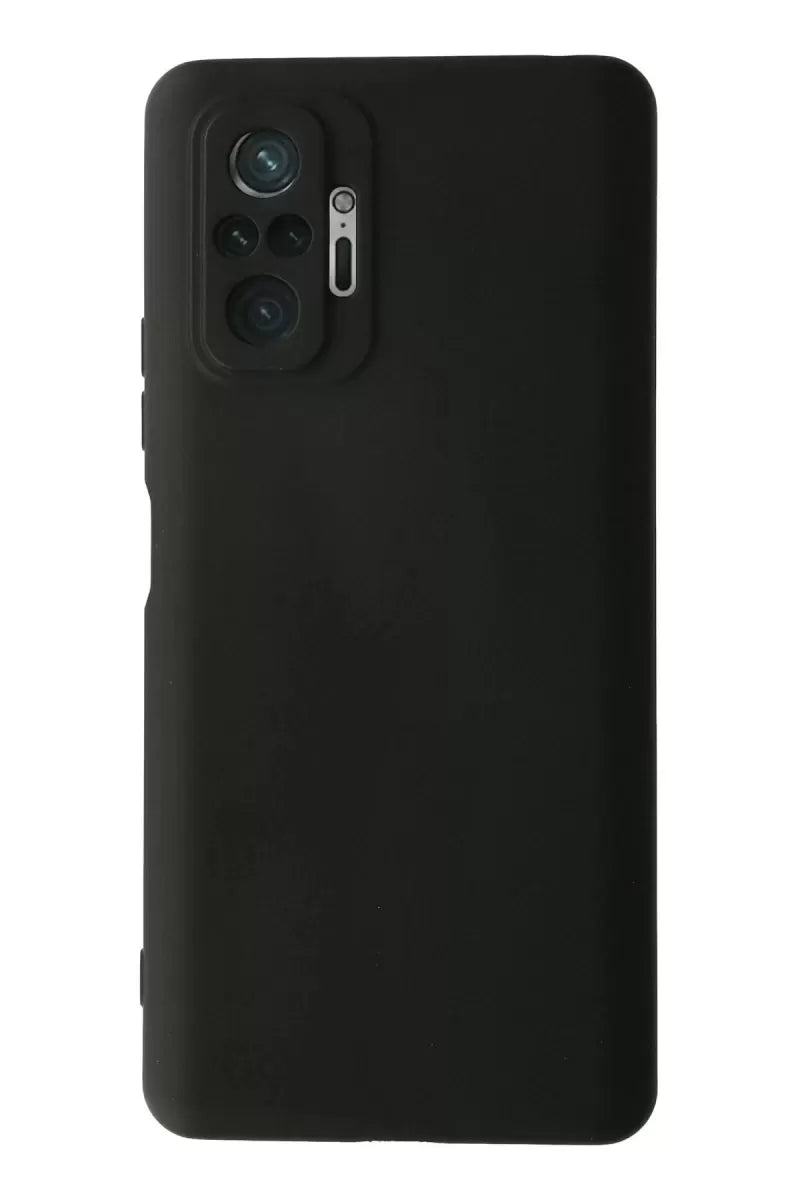 Newface Xiaomi Redmi Note 10 Pro Kılıf Nano İçi Kadife Silikon - Siyah