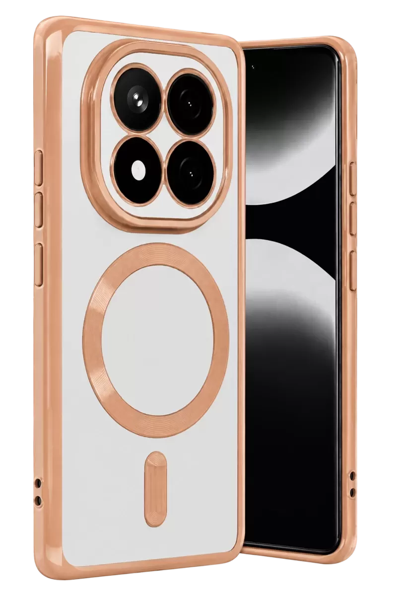 Newface Xiaomi Redmi Note 15 Pro 5g Kross Magneticsafe Kapak - Rose