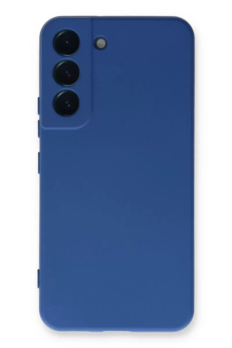 Newface Samsung Galaxy S23 Kılıf Nano İçi Kadife Silikon - Mavi