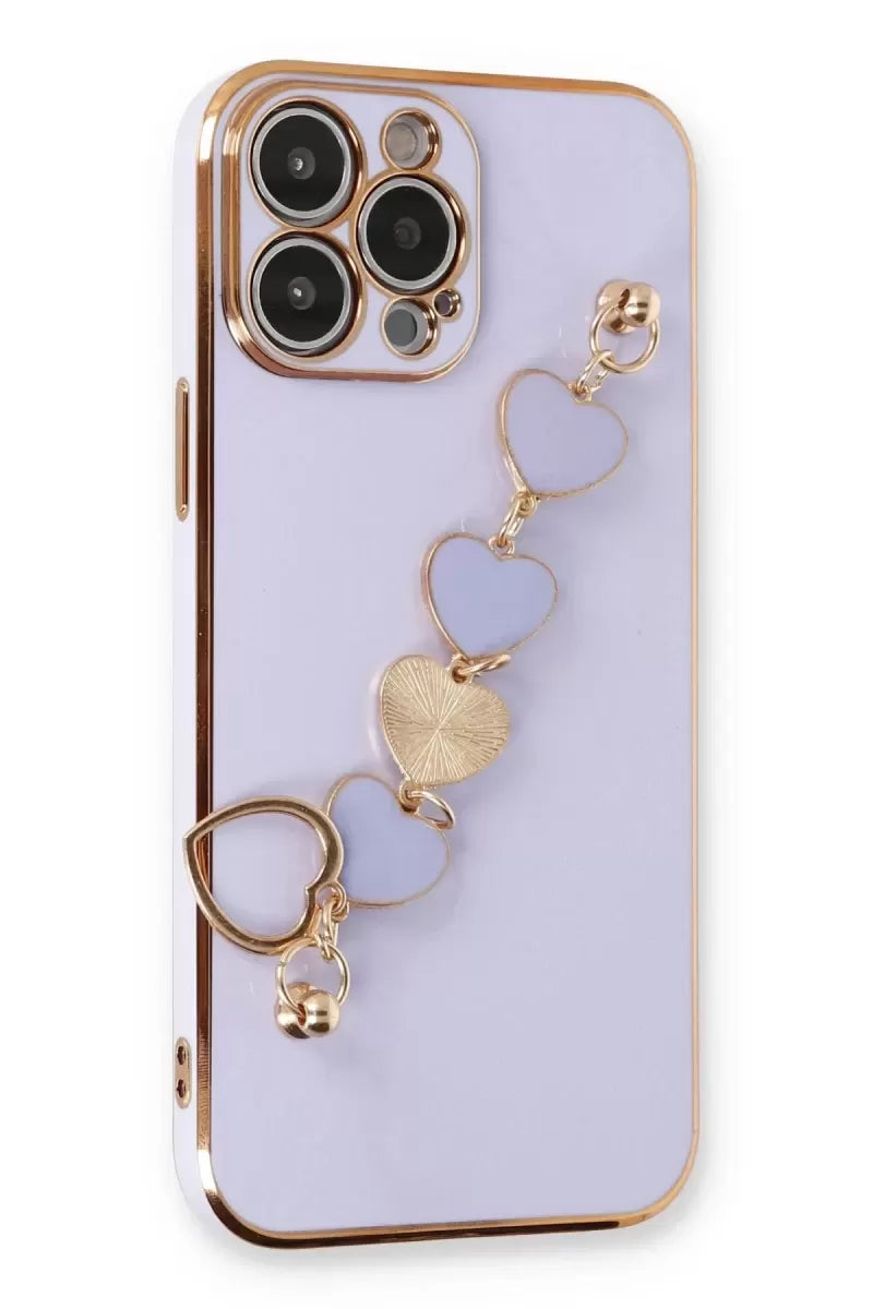 Newface Apple İphone 14 Pro Kılıf Esila Silikon - Lila
