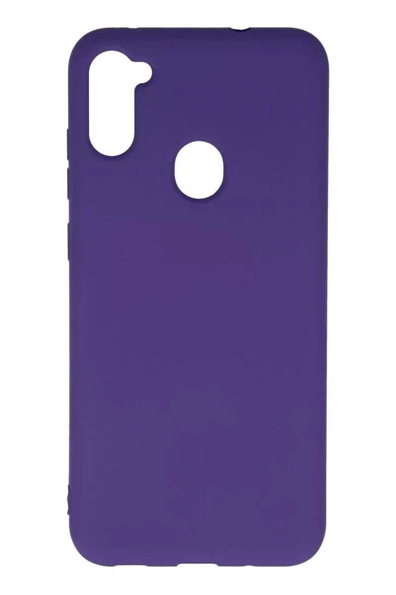 Newface Samsung Galaxy A11 Kılıf Nano İçi Kadife Silikon - Mor
