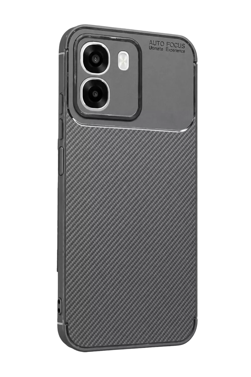 Newface Oppo Oppo A6t 5g Auto Focus Karbon Kapak - Gri