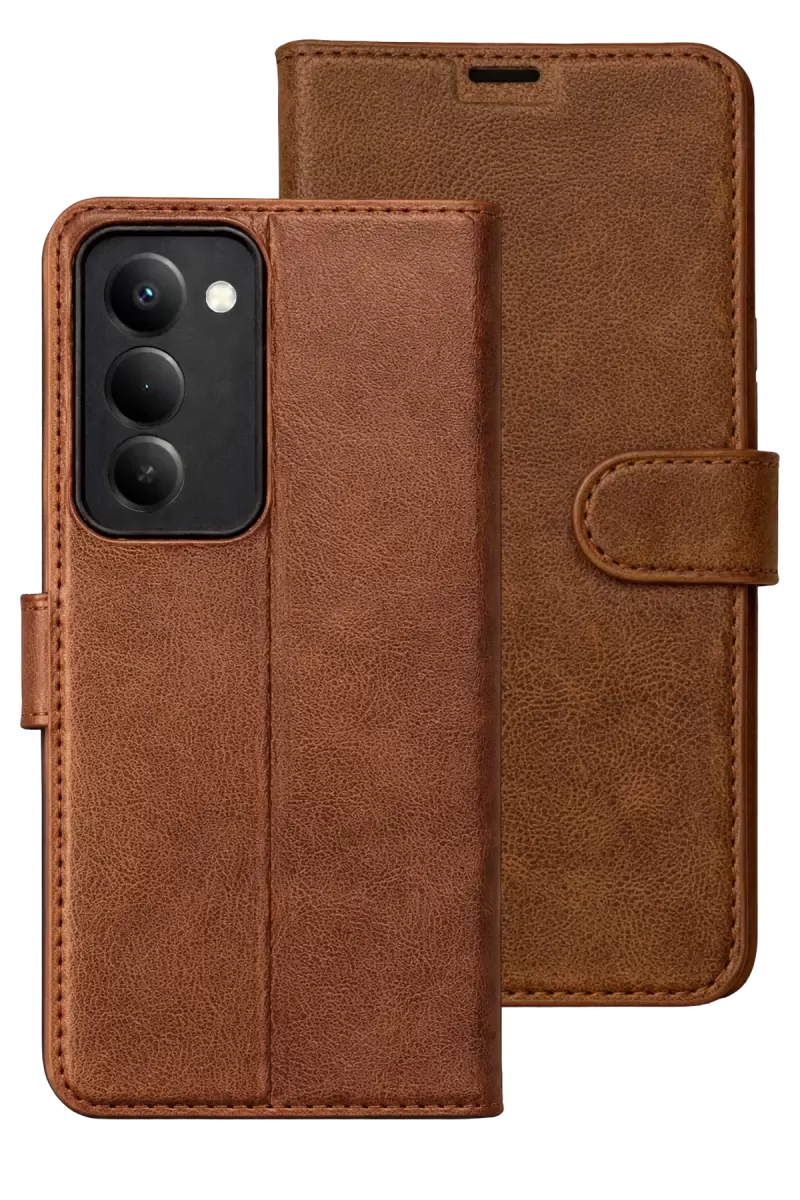 Newface Xiaomi Redmi 15 5g Trend S Plus Kapaklı Kılıf - Taba