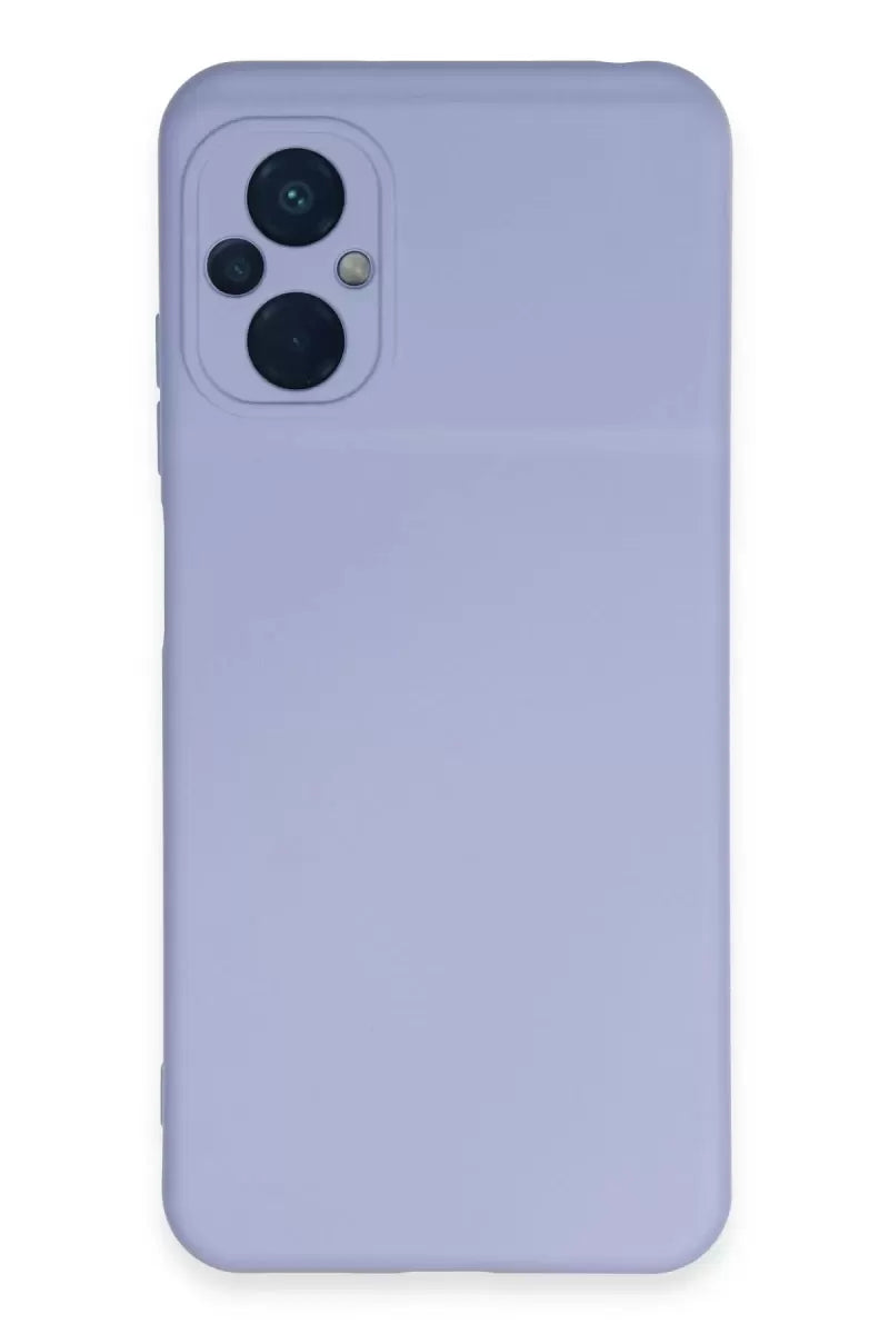 Newface Xiaomi Poco M5 Kılıf Nano İçi Kadife Silikon - Lila