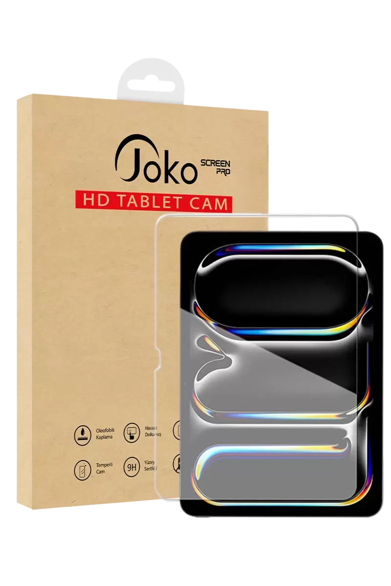 Joko Apple İpad Air 11 (2024) Hd Tablet Cam Ekran Koruyucu - Şeffaf