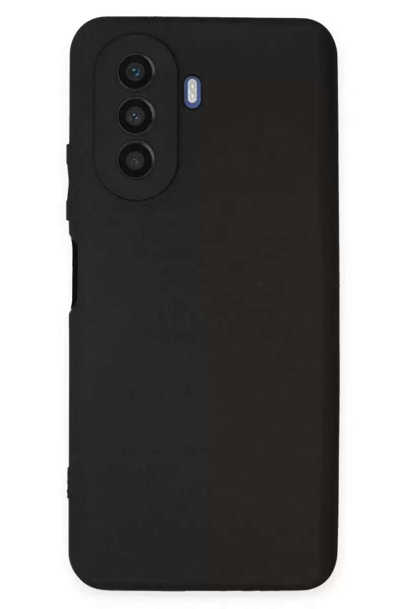 Newface Huawei Nova Y70 Kılıf First Silikon - Siyah